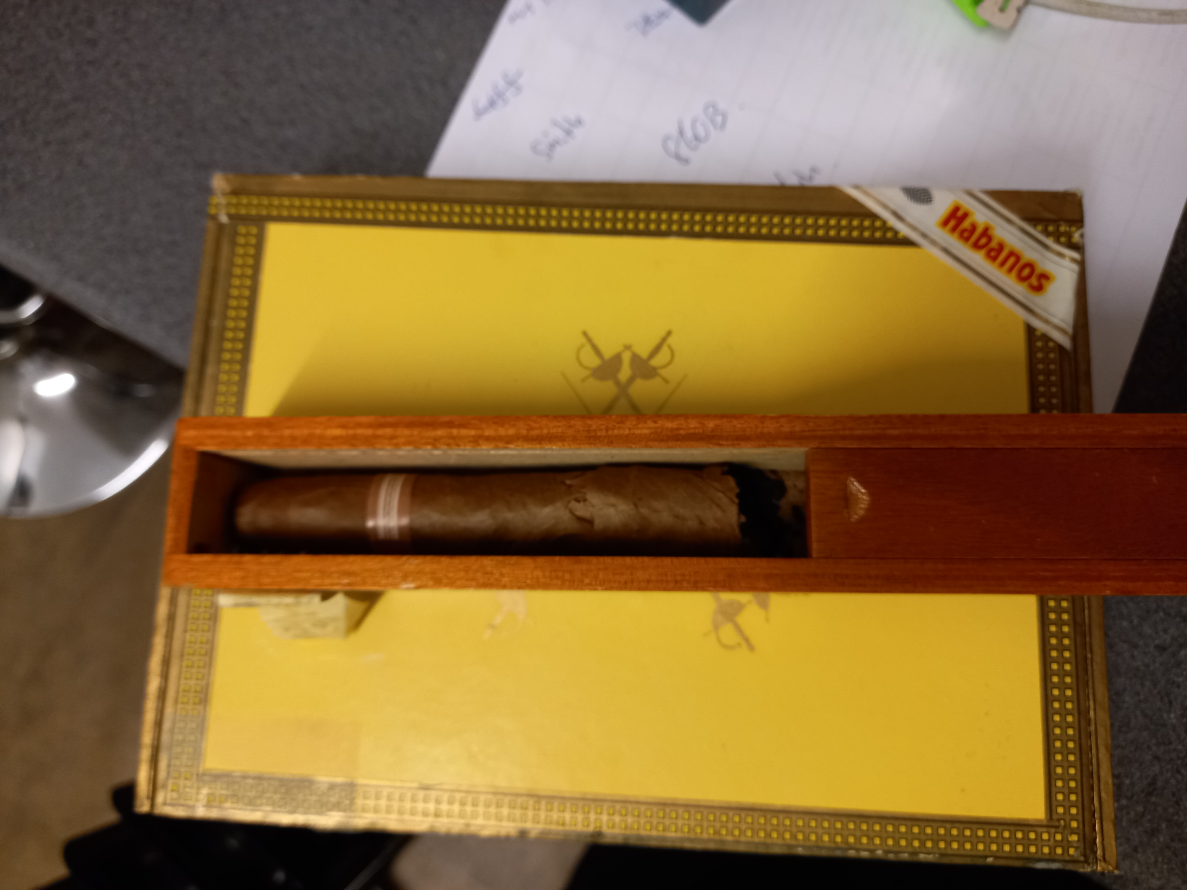 Repro Cigar box with key - Image 3 of 4