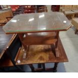 Hall table and small side table with glass top