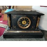 Victorian Slate mantle clock
