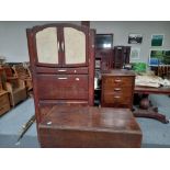 Vintage 1950s Kitchen larder unit, vintage cabinet and drop leaf table