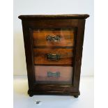 Antique Mahogany Pipe Cabinet