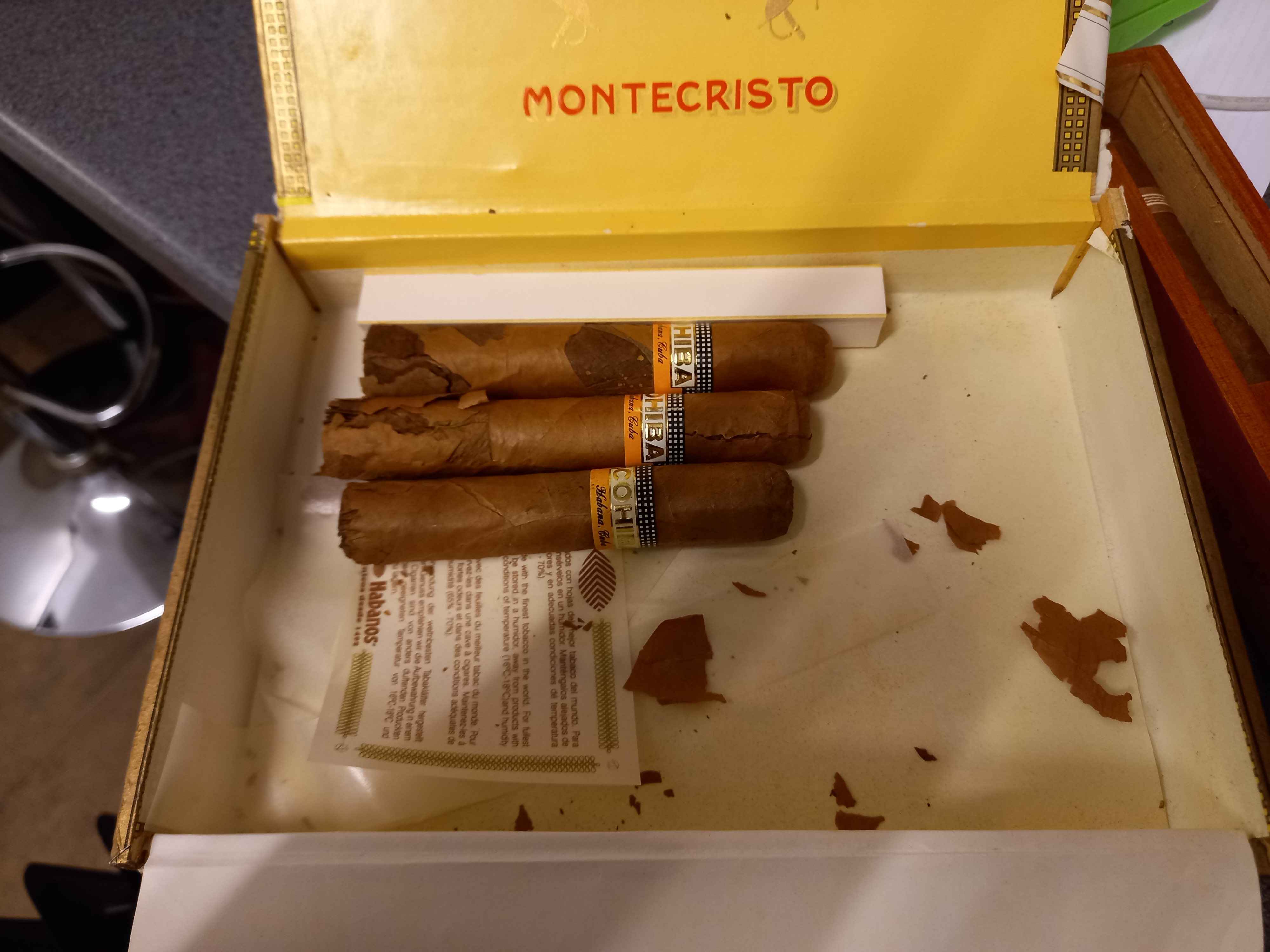 Repro Cigar box with key - Image 4 of 4