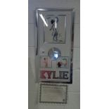 Kylie signed fever picture with cd and certificate