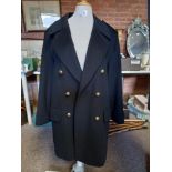 Jaegar Blue Military style Coat