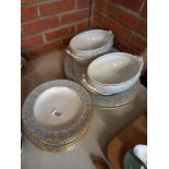 Royal Chinaworks Worcester Crockery with Large Serving Plates