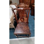 x 8 Oak Dining chairs - 2 sets of 4