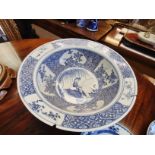 40cm diameter Chinese blue and white bowl ( d/d )