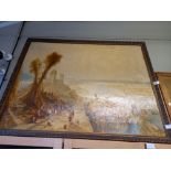 A Large oil painting - Copy J W M Turner painting