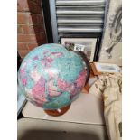 Globe on stand 42cm height