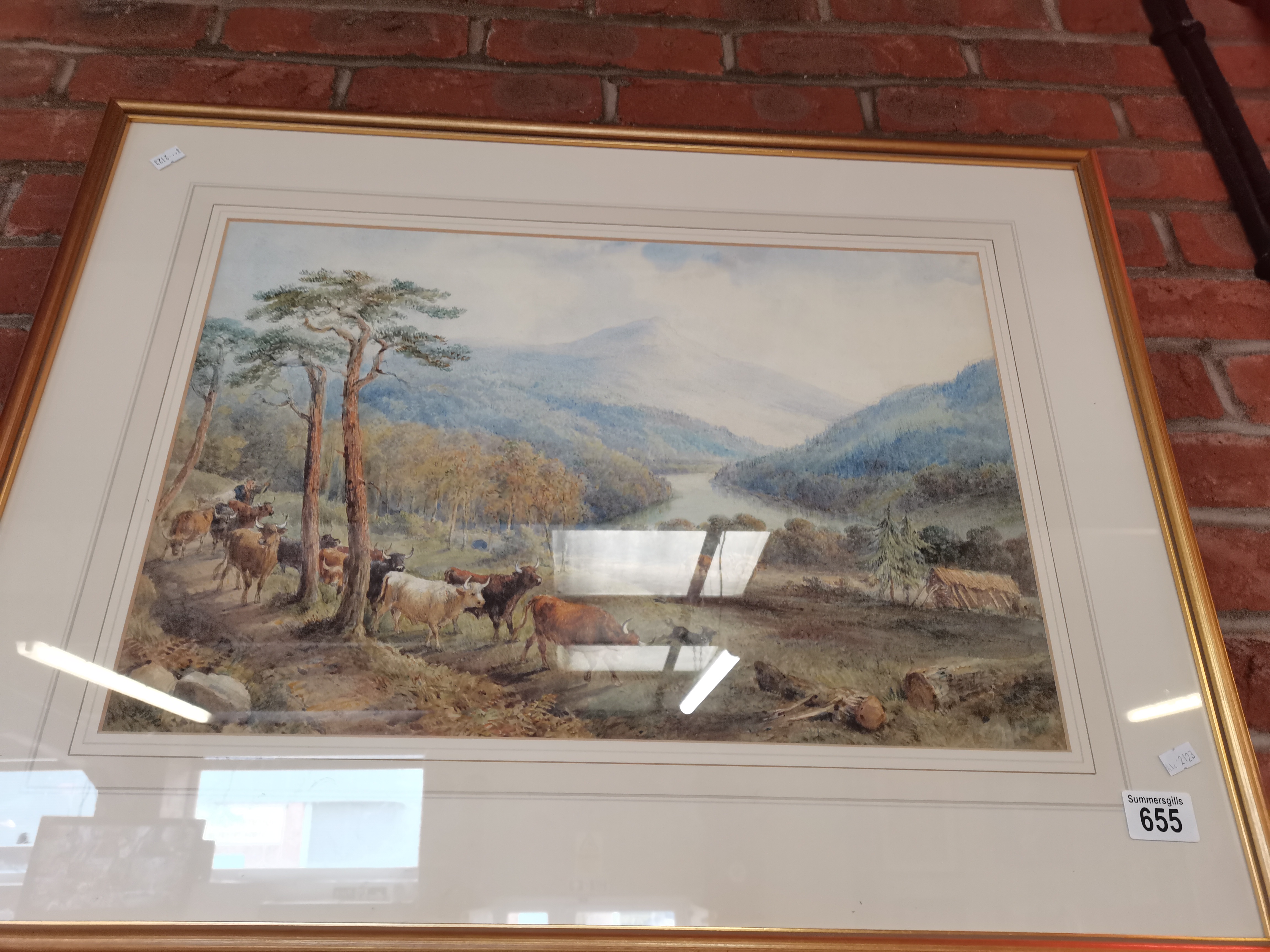 Landscape Watercolour signed by Henry Earp - Image 5 of 6