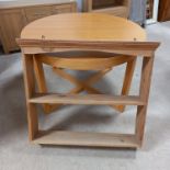 Round extendable kitchen table Diameter 120cm (closed) Pine Wall Plate rack 96cm x 83cm