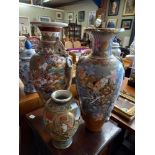 3 x Chinese vases