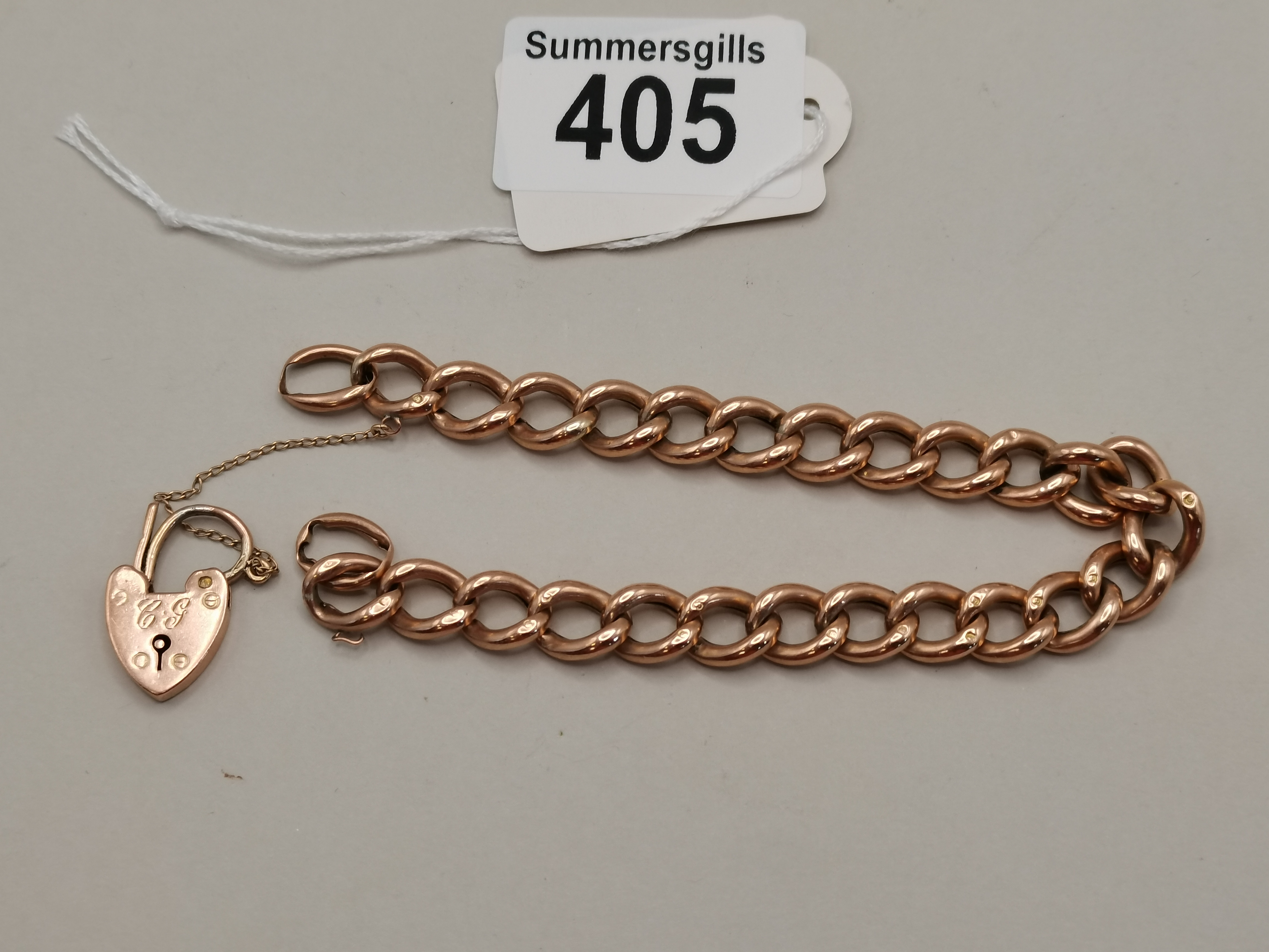 9ct Gold Bracelet Chain
