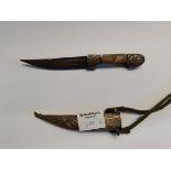 Egyptian style small dagger in sheath