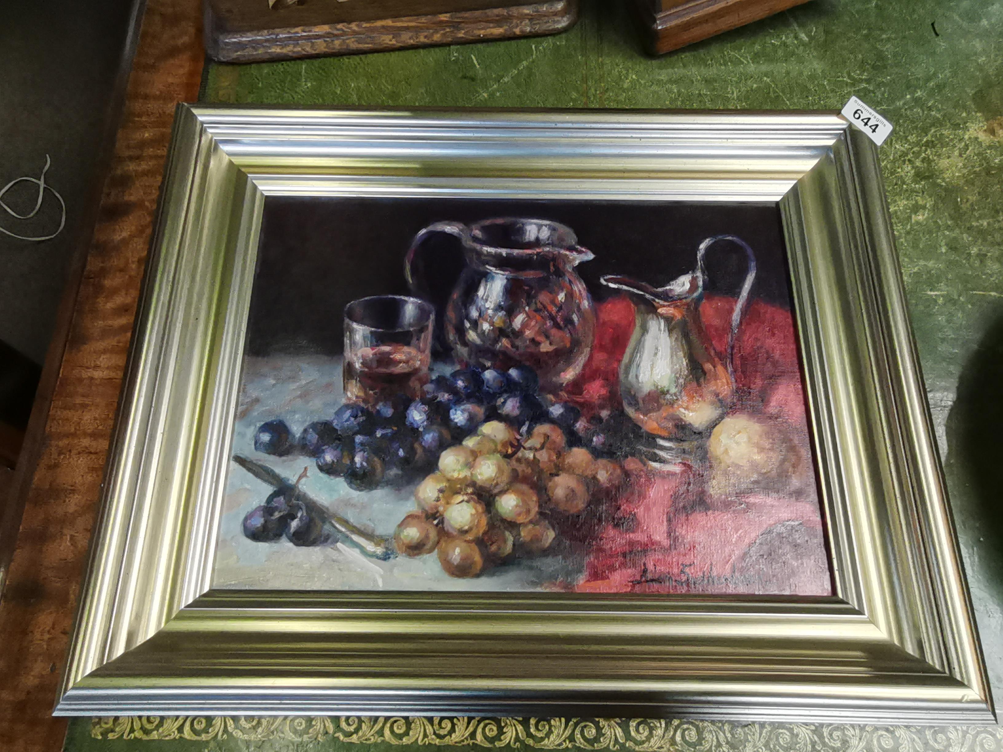 Alan Sutherland Oil painting of Still Life