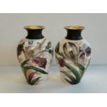 Moorcroft Style vases (no marks)