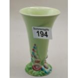 Clarice Cliff Vase - trumpet vase 'My Garden'