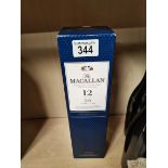 Macallan Highland single malt 12 year old double cask whisky