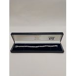 18k White Gold Tennis Bracelet with 10ct of Diamonds