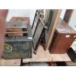 A quantity of Miscellaneous Items to Include Jigsaw Puzzles Fire Screen Metal Boxes Etc