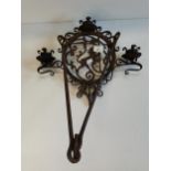 Antique Hanging Russian Metal Candle Holder