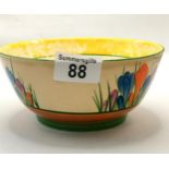 Clarice Cliffe Bowl - Bizarre Pattern