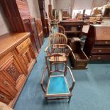 2 x Windsor Chairs plus small hall chair