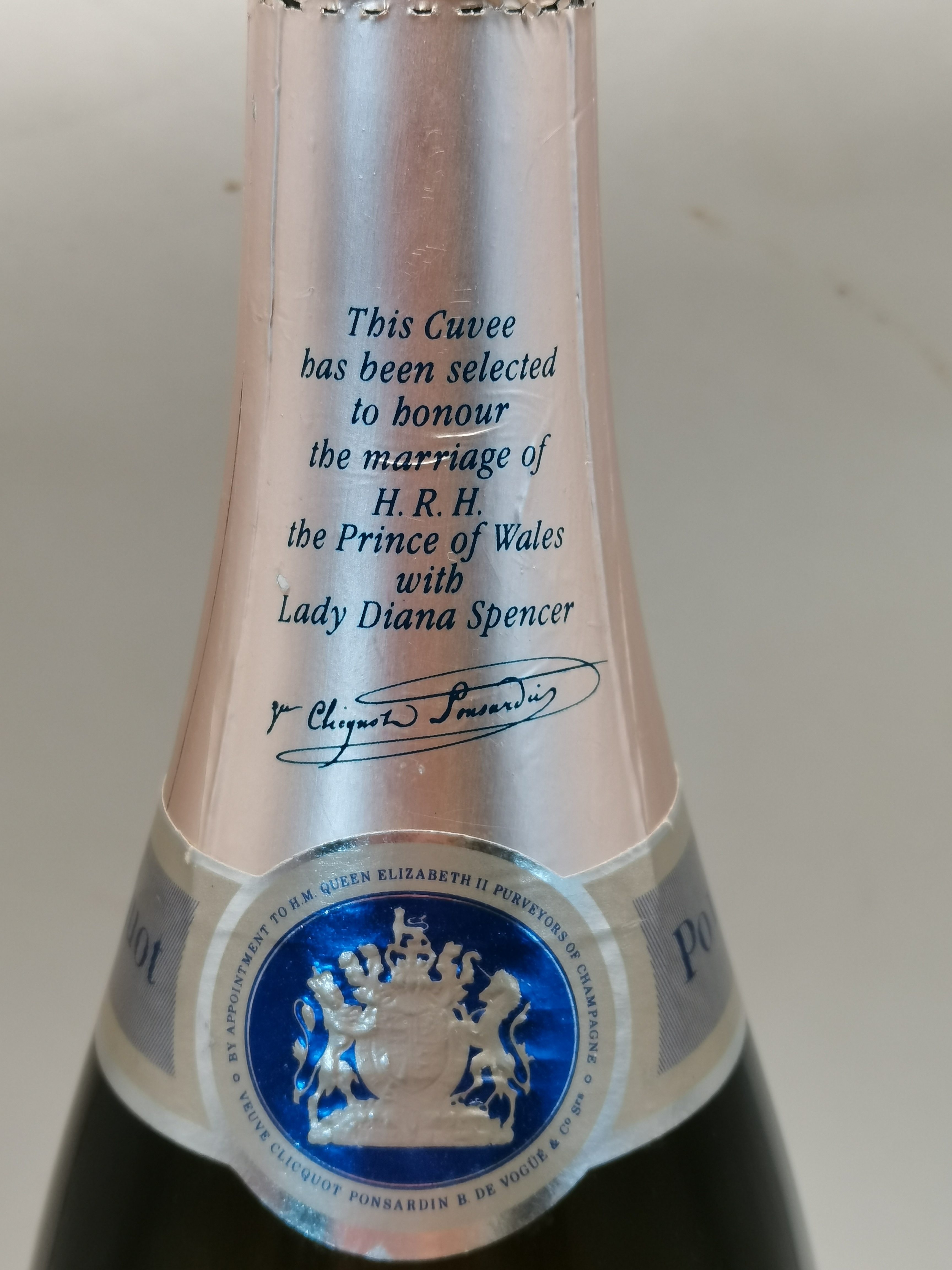 1 Bottle of 1981 Veuve Clicquot Ponsardin Champagne - Image 2 of 3