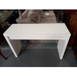 Ikea White dressing table with pull out drawer