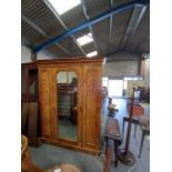 Antique Mahogany Compactum Wardrobe