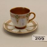 Royal Worcester cup and saucer