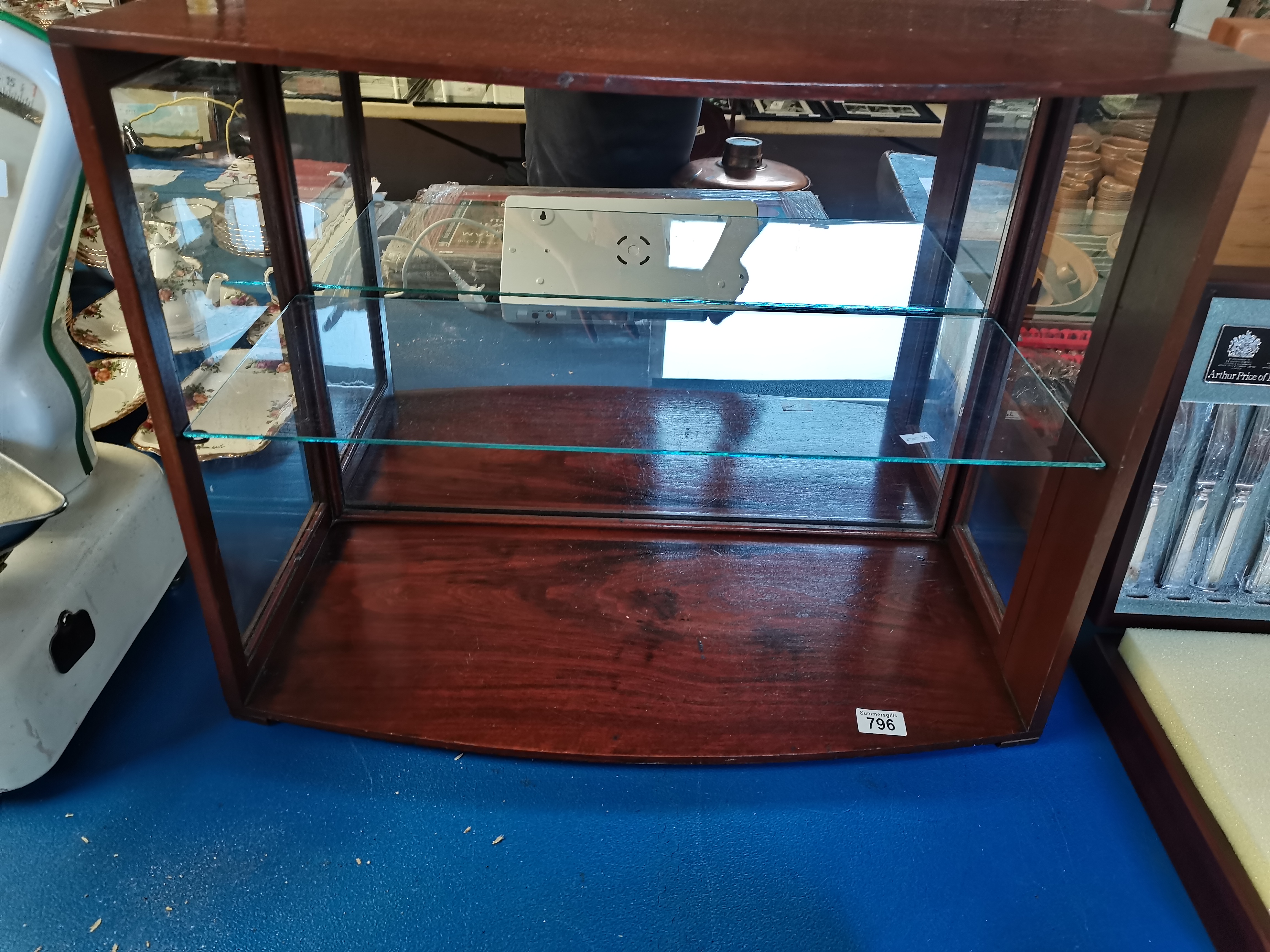 Chemist's display cabinet W66cm x D28cm x H52cm