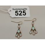 Five Stone Opal Drop Earrings