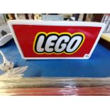 Retro electric "LEGO" sign (working)