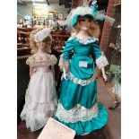 2 x porcelain dolls by Paul Jackson ( Christopher Paul)