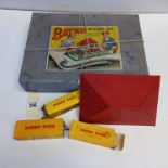 x3 Dinky toys in original boxes plus boxed Bayko Building set