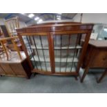 Antique Glass China / Cocktail Cabinet