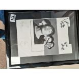 Framed signed photograph of Take That