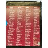 Pack of 4 200 favourite songs albums in presentation box