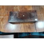 Antique table top serving stand