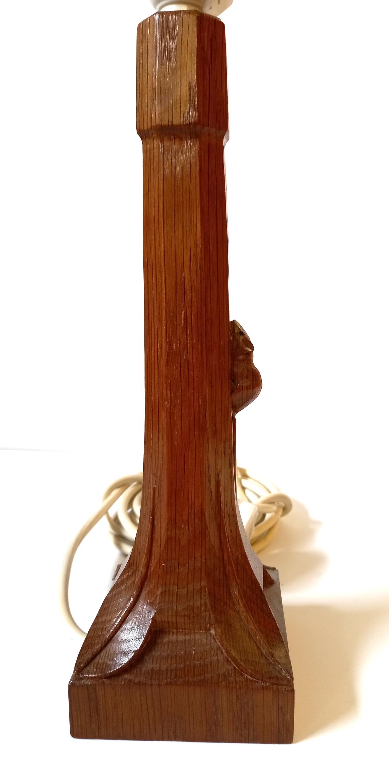 Mouseman Table Lamp base - Image 2 of 2