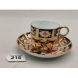 Crown Derby cup and saucer number 2451