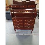 Indian Bureau with Brass Inlaid decoration