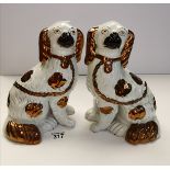 A Pair of Staffordshire dogs