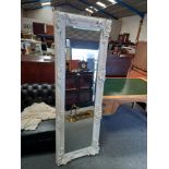 6ft painted and carved mirror