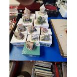 11 Lilliput Lane Cottages in boxes