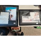 Signed framed photo and personal information of Ky