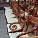 Victorian dining chairs 6 plus 2 carvers