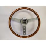 Vintage Mahogany steering wheel