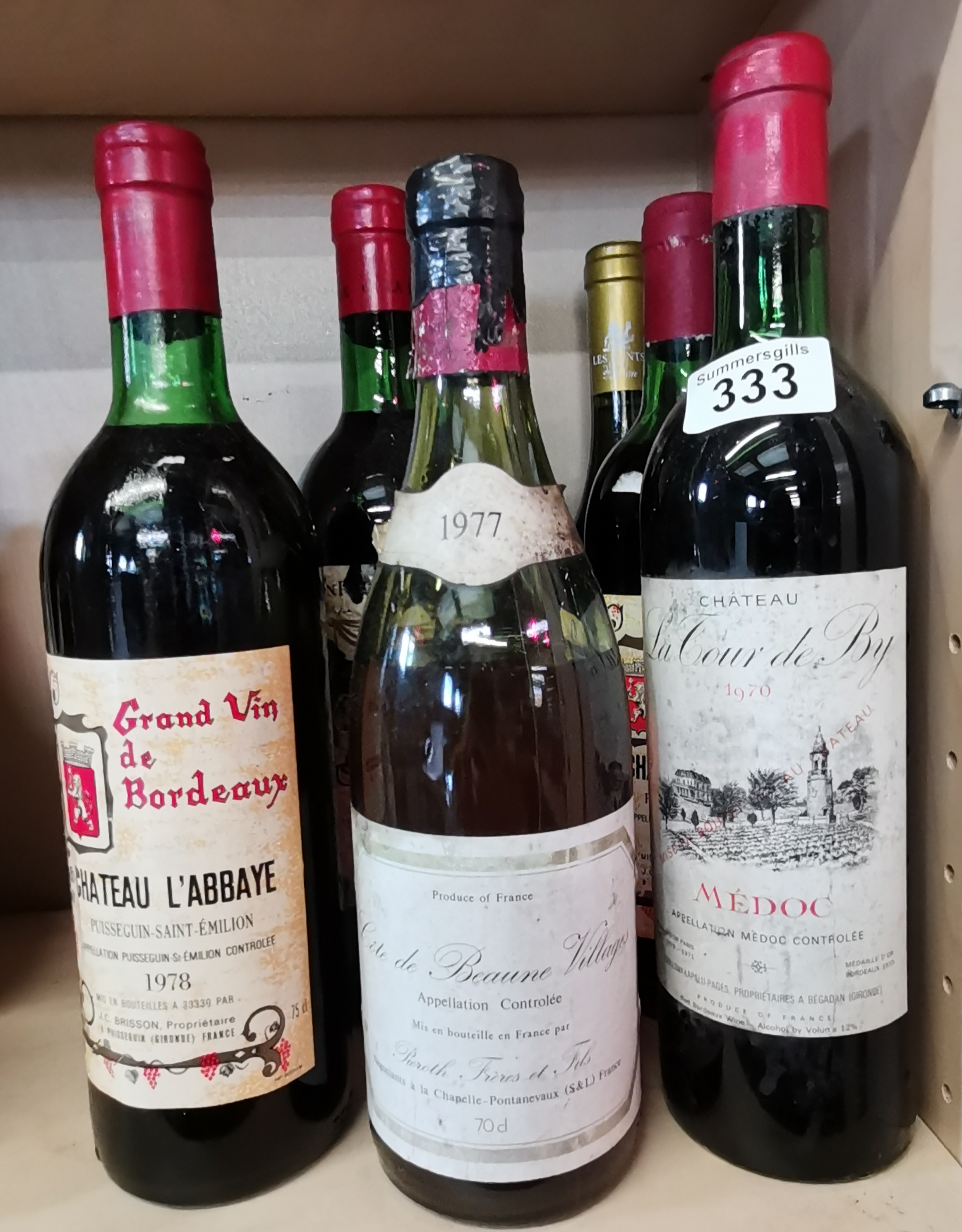 7 x bottles of French wine